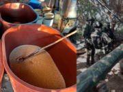 Ejército Mexicano asegura en Culiacán, Sinaloa, el narcolaboratorio más grande en México