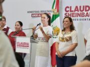 Anuncian Claudia Sheinbaum y Rocío Nahle proyecto de distribuidor vial al recinto portuario y puente en Boca del Río