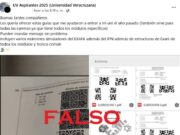 Alertan por guías falsas para ingreso a la UV