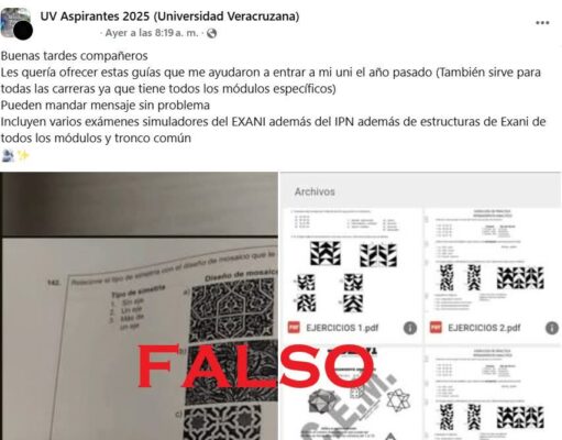 Alertan por guías falsas para ingreso a la UV