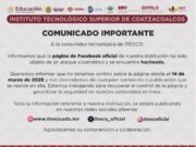 Hackean página de Facebook del Itesco