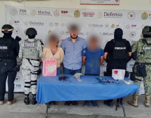 Reportan detenidos y laboratorio de explosivos asegurado en Papantla