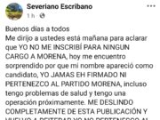 Le «regalan» chance de buscar regiduria por Morena en Cosoleacaque y la rechaza