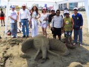 Realizan con éxito Concurso de Esculturas de Arena Sotavento