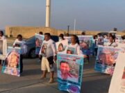 Marchan por los desaparecidos en Coatzacoalcos