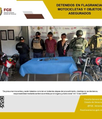 Detienen a motociclistas de Mina con crico