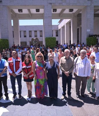 Participa Congreso de Veracruz en simulacro nacional de sismo